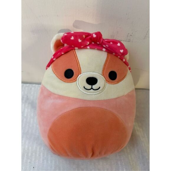 Squishmallows Pink Rostan badger 8" - Picture 1 of 5